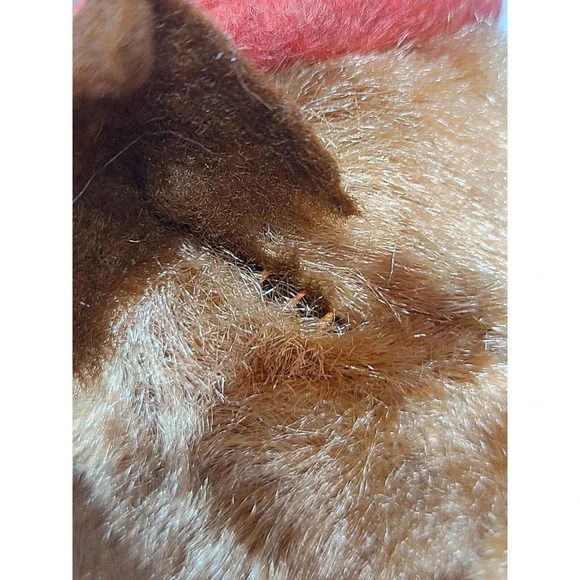 Vintage Gopher School Mascot Stuffed Animal Class Of '66 PS Brown Red 7" - Picture 8 of 8